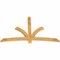 Ekena Millwork Davenport Rough Sawn Timber Gable Bracket, Western Red Cedar, 72"W x 45"H x 2"D x 4"F, 15/12 Pitch GBW072X45X0204DAV00RWR - alternate 2